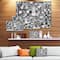 Designart - Black and Grey Cubes - Contemporary Canvas Art Print